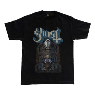 เสื้อยืด แบบหนา พิมพ์ลาย Ghost Phantomime Band Rock Papa Emeritus IV สําหรับผู้ชาย