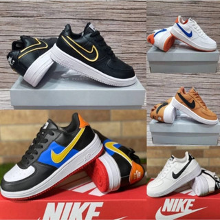 Nke AF1 One รองเท้าเด็ก หลากสี นําเข้า รองเท้าผ้าใบ สําหรับเด็ก