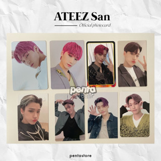 [ของแท้] โฟโต้การ์ด Ateez Choi San