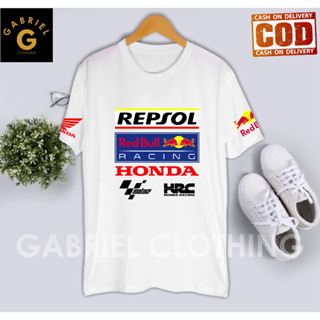 เสื้อยืดโพลีเอสเตอร์ พิมพ์ลาย Distro MotoGP SponsorRepsol REDBULL สําหรับผู้ชาย และผู้หญิง -1217