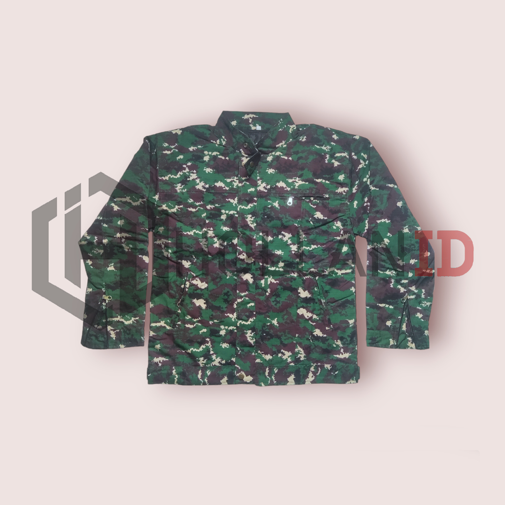 Hijau ARMY CAMO TACTICAL/ARMY CAMO TACTICAL/TNI ABRI AD ARMY CAMO Jacket