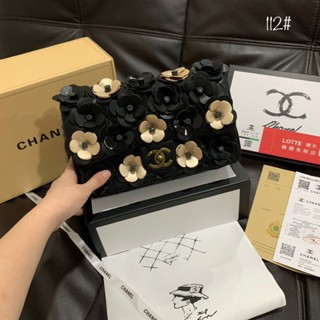 112 SLING Bag CH กระเป๋าคามิเลีย ลายดอกไม้