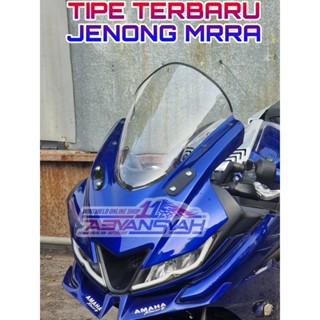 Visor Yamaha R15 V3 ใหม่ล่าสุด Jenong Sporty Mrra. กระจกกันลม R15 V3 Jenong Sporty Europe. รายการยางฟรี