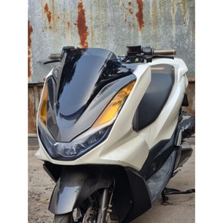 Visor Honda PCX New 160 แบบสั้น มาตรฐาน กระจกกันลม Pcx160 แบบสั้น มาตรฐาน