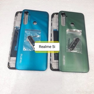 กรอบหน้าจอ Lcd สําหรับ Realme 5i Backdor + Middle Bone Frame