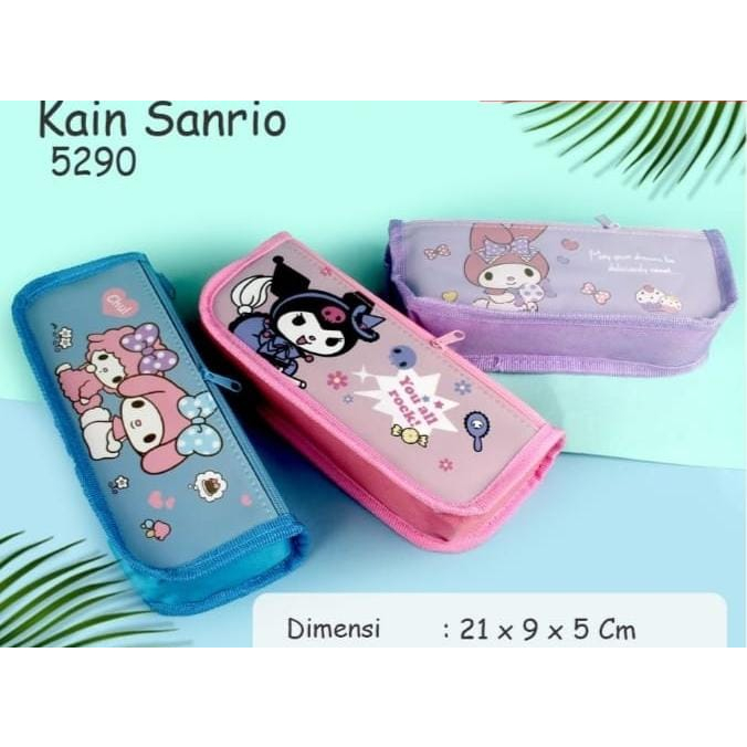 ZIPPER FABRIC PENCIL BOX 5290