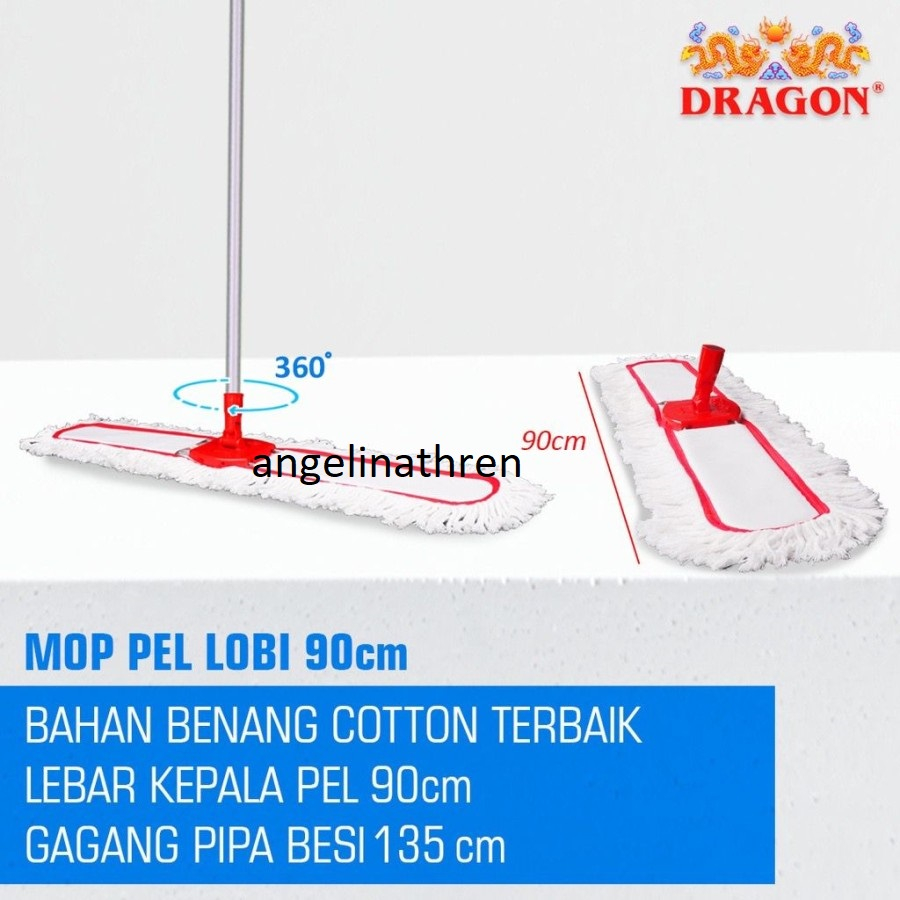 LOBBY MAL 90CM DRAGON MOP - DRAGON WIDE MOP - LOBBY DRAGON 90CM MOP - MAL LOBI MOP