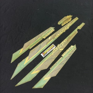 สติกเกอร์ลอกลายกราฟิก honda Sogan grand bulus Green 93-94 Lamination nos