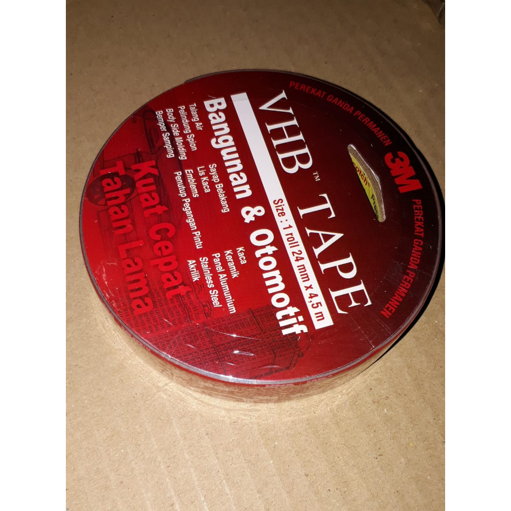 3M VHB DOUBLE TAPE AUTOMOTIVE 4900 ขนาด 24 มม.X 4.5M DOUBLE TAPE CAR