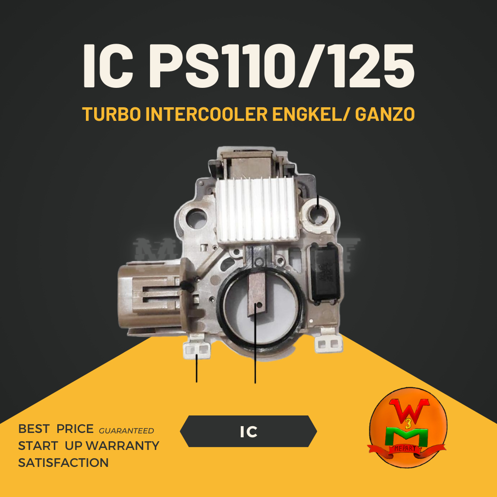 Ic PS110/PS125 TURBO INTERCOOLER Ankle/ GANZO/CANTER 24V ( ยาว )