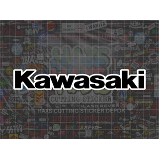 สติกเกอร์ตัด ขนาด 25 ซม. สําหรับรถจักรยานยนต์ Kawasaki