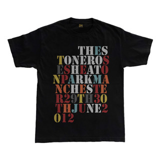 เสื้อยืด แบบหนา พิมพ์ลาย The Stone Roses at Heaton Park Rock Band