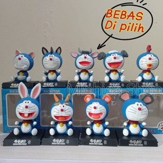 ฟิกเกอร์ Doraemon Bobble Head Car Dashboard Display ของเล่นสําหรับเด็ก