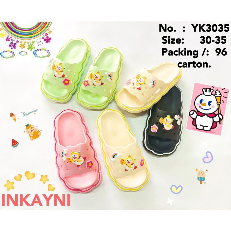 รองเท้าแตะเด็กผู้หญิง รองเท้าแตะเด็กผู้หญิง Mixue Character ไซส์ 30-35