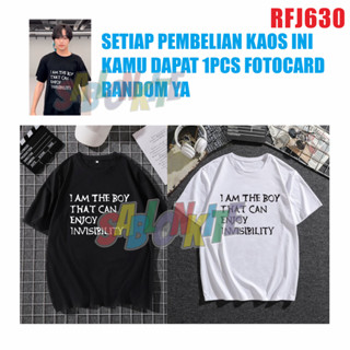 Rfj630 เสื้อยืด ลาย Nct dream Haechan i am the boy+fotocard สุ่ม 1 ชิ้น