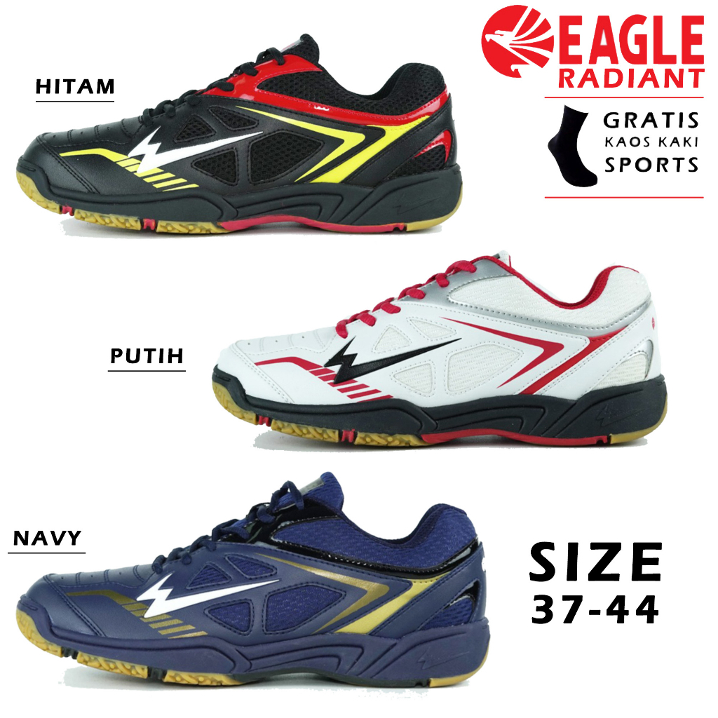 รองเท้าแบดมินตัน Eagle RADIANT - รองเท้าแบดมินตัน Eagle RADIANT ฟรีถุงเท้า