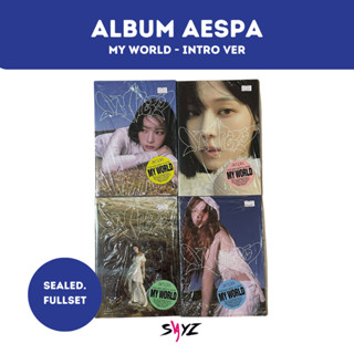 พร้อมส่ง] อัลบั้ม Aespa my world Intro ver.- Karina Winter ning-ning Giselle - my world spicy