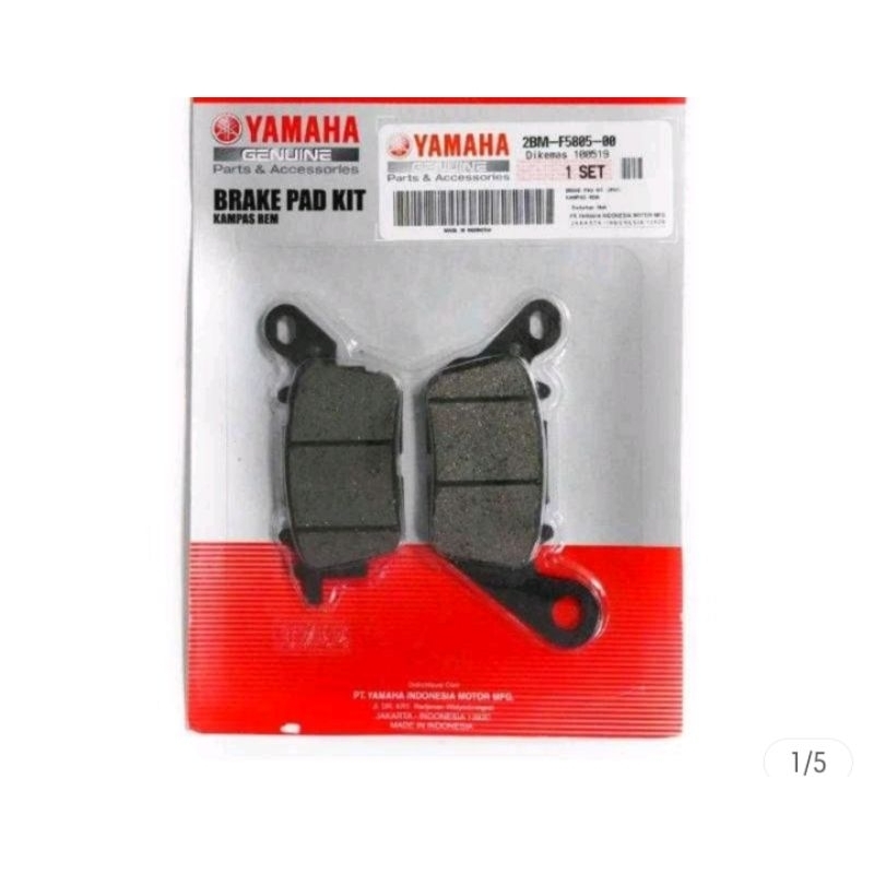 2BM-F5805-00 ผ้าเบรคหน้ารถจักรยานยนต์ yamaha nmax ของแท้