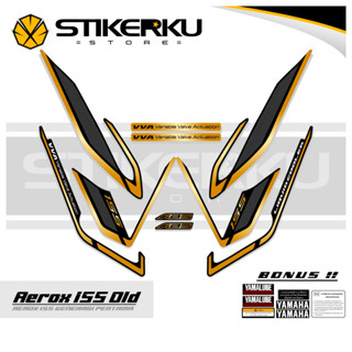 สติกเกอร์ AEROX LAMA 155 MOTIF 63 STICKER AEROX OLD 155vva STICKER AEROX 155vva AEROX 155 VVA STOCK DECAL LIST Pole Stickerkustore