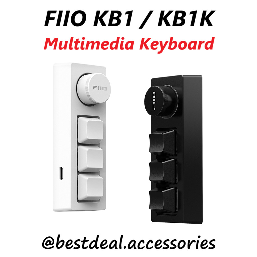 FiiO KB1K / KB1 คีย์บอร์ดมัลติมีเดีย Mechanical Music Remote Keyboard