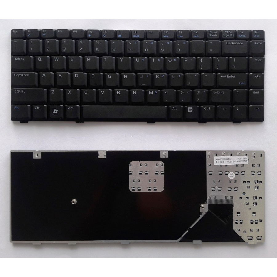 แป้นพิมพ์แล็ปท็อปเหมาะสําหรับ Asus W3, X80, A8, X83V, Lamborghini VX1, A8, W3J