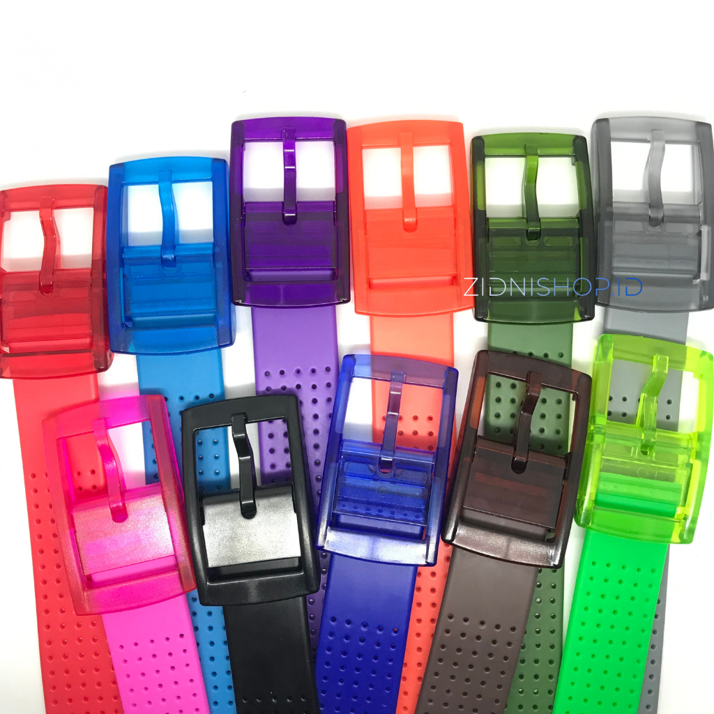 Monol Wangi Candy Jelly Golf เข็มขัดซิลิโคน/หัวเข็มขัด/เข็มขัด
