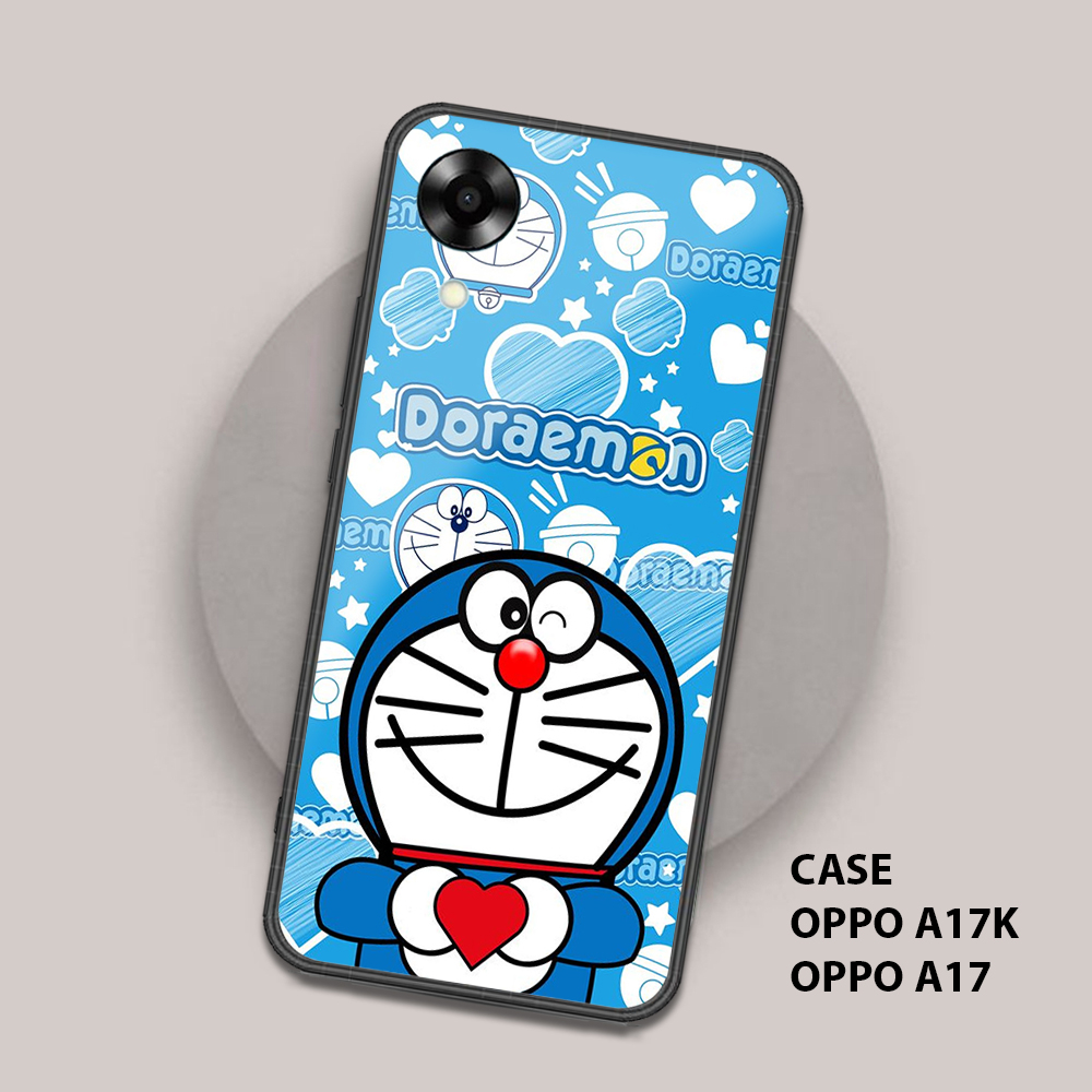 เคส OPPO A17K / A17 - เคสแฟชั่น 012 Hardcase 2D Glossy - เคสเงา - เคสโทรศัพท์ Hp Glass Handphone Cov