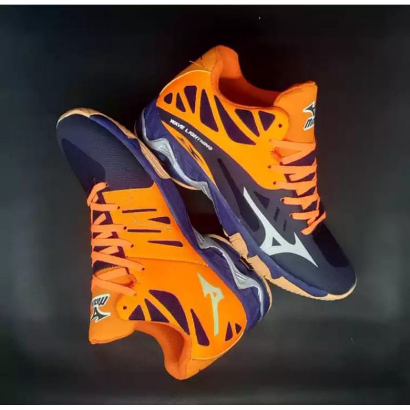 Mizuno wave lightning Z2 รองเท้าวอลเลย์บอลที่ถูกที่สุด Mizuno Wlz 2 รองเท้าวอลเลย์บอลรองเท้ากีฬา