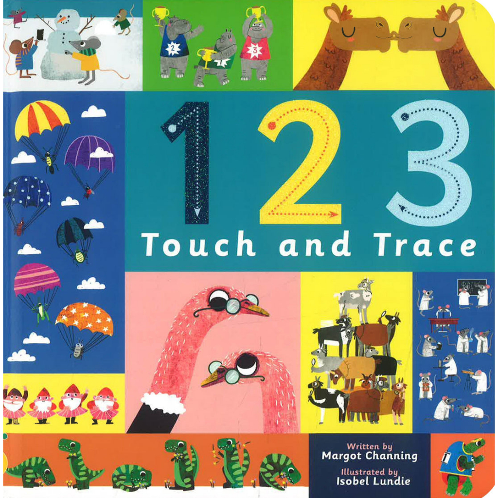 123 หนังสือกระดานสัมผัสและร่องรอย