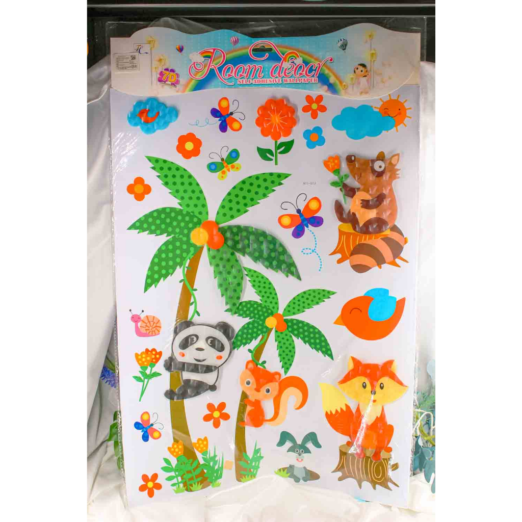 WHOLESALE WALL DECORTATION HOME DECORATION สติ๊กเกอร์ PVC 3D 50X78 ATT