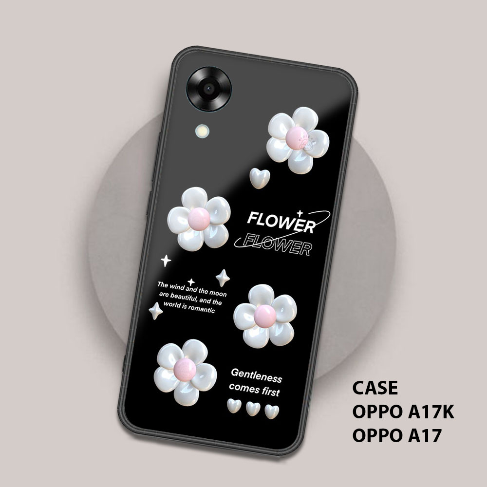 เคส OPPO A17K / A17 - เคสแฟชั่น 014 Hardcase 2D Glossy - เคสเงา - เคสโทรศัพท์ Hp Glass Handphone Cov