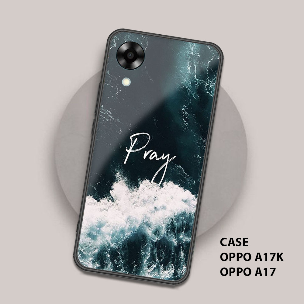 เคส OPPO A17K / A17 - เคสแฟชั่น 017 Hardcase 2D Glossy - เคสเงา - เคสโทรศัพท์ Hp Glass Handphone Cov