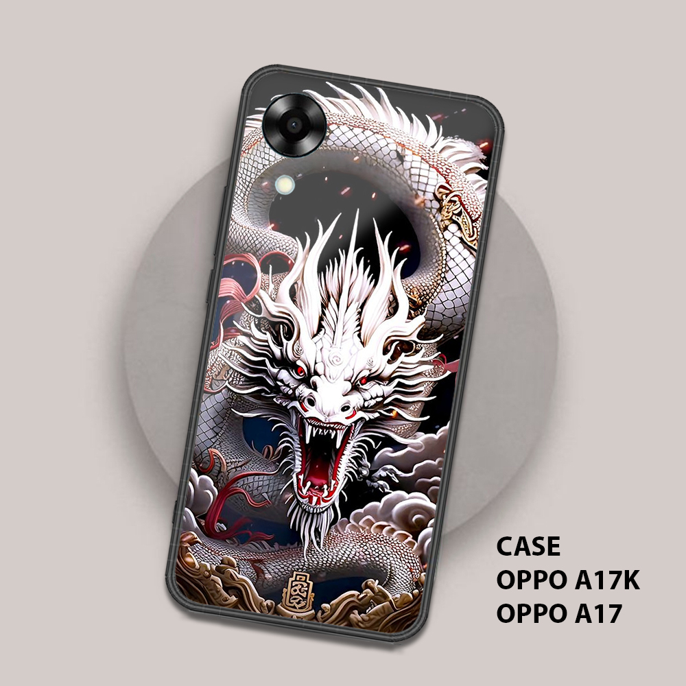เคส OPPO A17K / A17 - เคสแฟชั่น 023 Hardcase 2D Glossy - เคสเงา - เคสโทรศัพท์ Hp Glass Handphone Cov