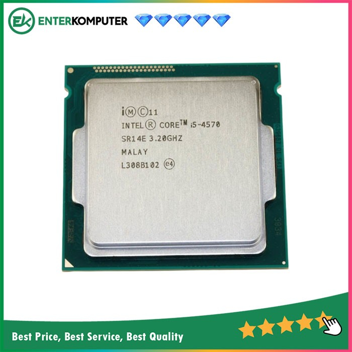 โปรเซสเซอร์ Intel Core i5-4570 3.2Ghz - Cache 6MB [Tray] Socket LGA 1150 - Haswell Refresh Series