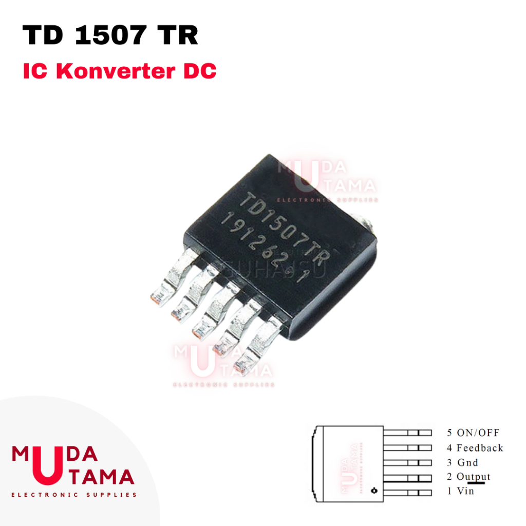 Td1507tr TD1507 TR IC Converter DC - เหมาะสําหรับหัวรถ - คุณภาพดี