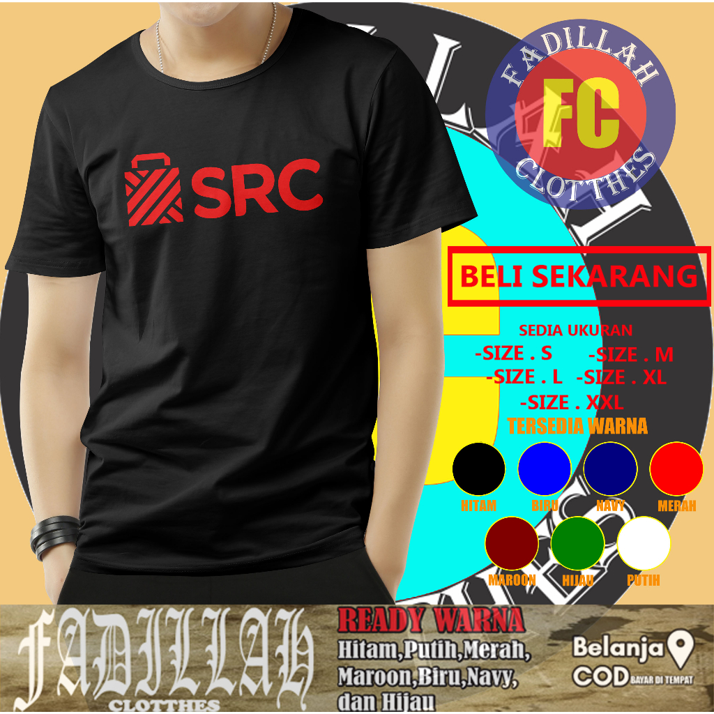 Src Sampoerna เสื้อยืดโลโก้ชุมชนขายปลีกเสื้อผ้าบริษัท