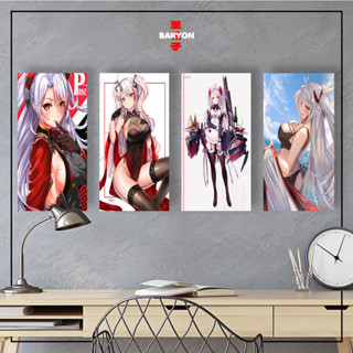 Baryon - วอลเปเปอร์ ลายการ์ตูนอนิเมะ AZUR LANE PRINZ Eugendisplay ขนาด 10 X 20 ซม. สําหรับตกแต่งห้อง