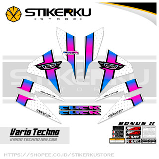 สติกเกอร์คาร์บูเรเตอร์ 125 CBS MOTIF 4 VARIO 125 CLICK 125 VARIO LAMA 125 CLICK 125 I STICKER CARBU STICKER STIPING STOCK DECAL LIST เสา เรียบง่าย