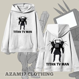 เสื้อแจ็กเก็ตกันหนาว มีฮู้ด ลาย Titan Tv Man Skibidi สําหรับเด็กผู้ชาย และเด็กผู้หญิง