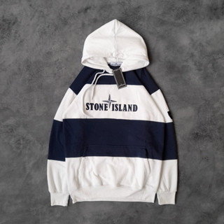 เสื้อกันหนาว มีฮู้ด ลาย STONE ISLAND HYPE 49