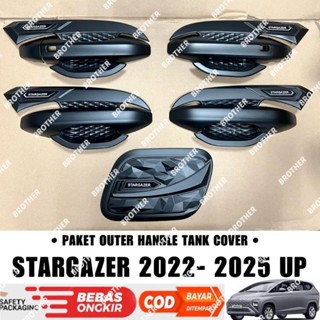 ฝาครอบถังน้ํามัน สีดํา สําหรับ Hyundai Stargazer 2022 2023 2024 2025 UP Sporty