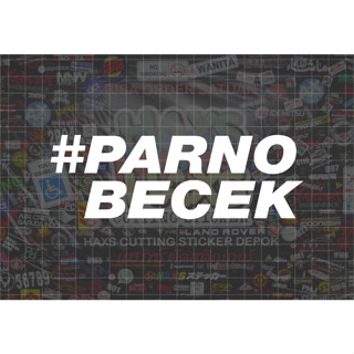 สติกเกอร์ตัด Parno Becek ขนาด 15 ซม. สําหรับรถยนต์