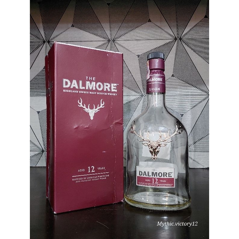 ขวดเหล้า Dalmore 12 มือสอง + กล่อง