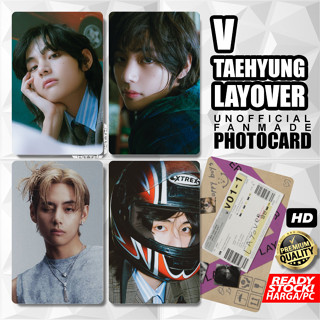 โฟโต้การ์ด V Taehyung Layover Unofficial การ์ดรูปภาพ