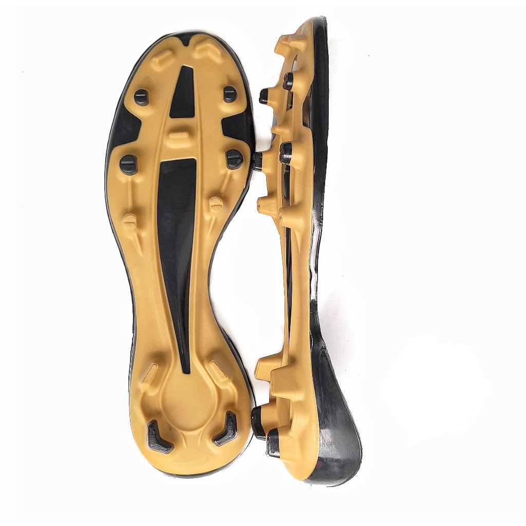 Outsole Niki Black Gold Sole Footwear รองเท้าฟุตบอล รองเท้าฟุตบอล รองเท้าฟุตซอล