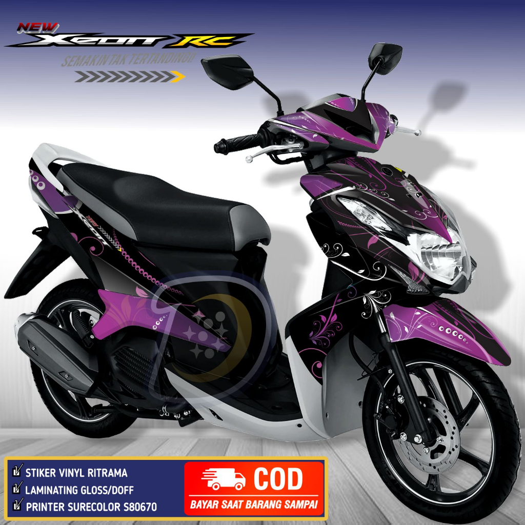 รูปลอก Fullbody Xeon Rc Striping Yamaha Xeon Rc Sticker Motor Xeon Rc Butterfly