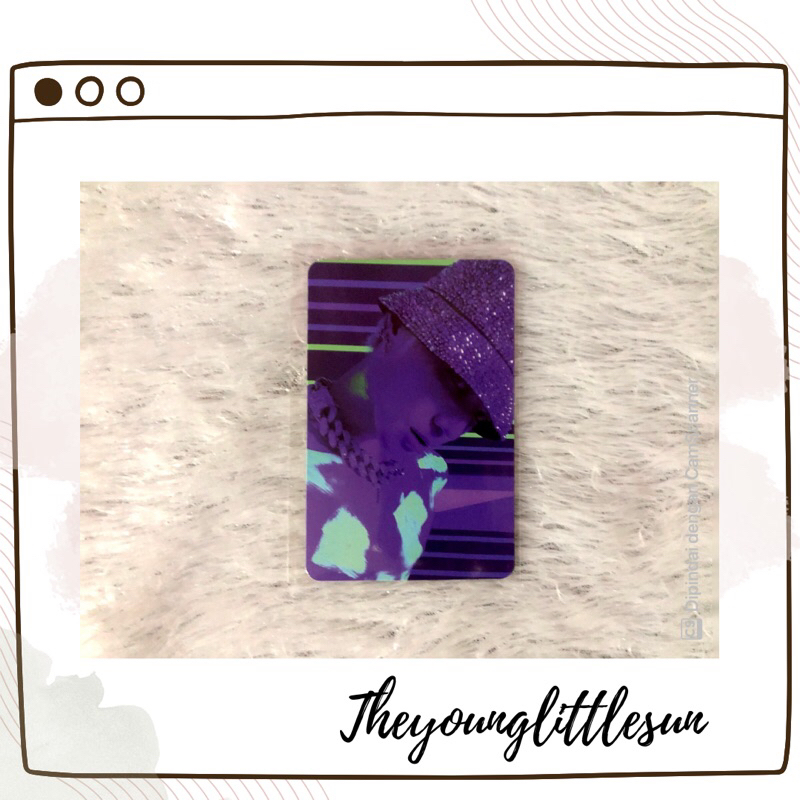 PHOTOCARD ONLY TAEYONG 2BADDIES DIGIPACK VER (ผลิตภัณฑ์อ่าน)