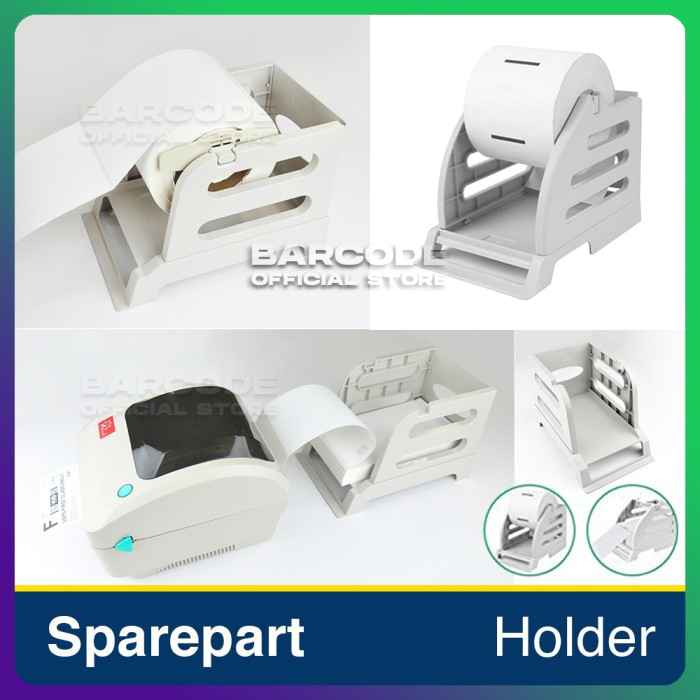 EXTENDER HOLDER ROLL LABEL PRINTER BARCODE THERMAL SEMICOATED