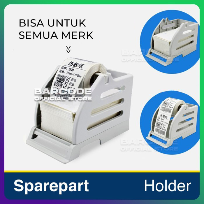 BARCODE PRINTER SPARE PARTS FOR LABEL STICKER ROLL OUTSIDE PRINTER - สีดํา