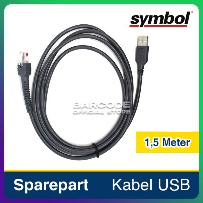 สัญลักษณ์เดิม LS2208 สายสแกนเนอร์บาร์โค้ด USB LS-2208 (ต้นฉบับ)